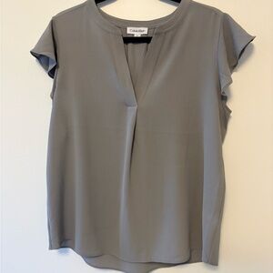 Calvin Klein Women's Gray Blouse
